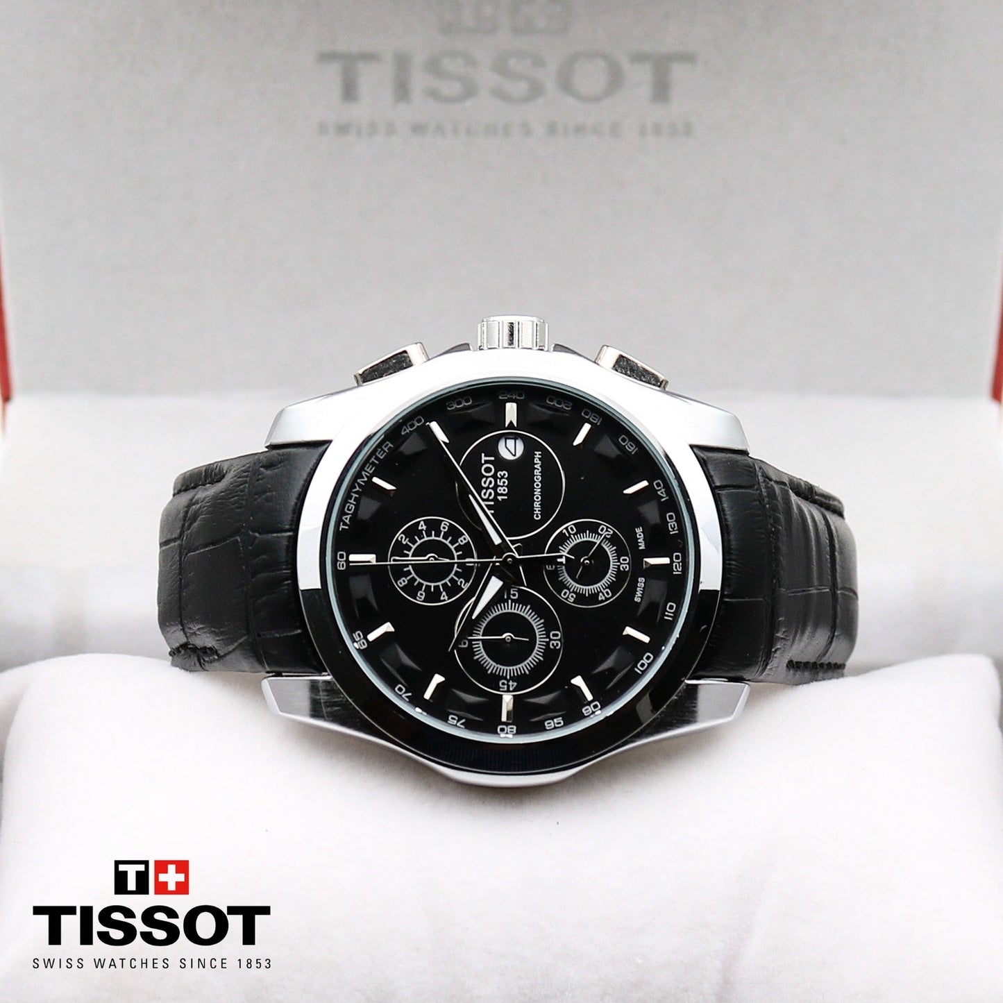 Tissot 1853 Chronograph Brown Leather Men's Watch