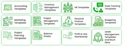 1000+ Ready to Use Excel Templates Bundle