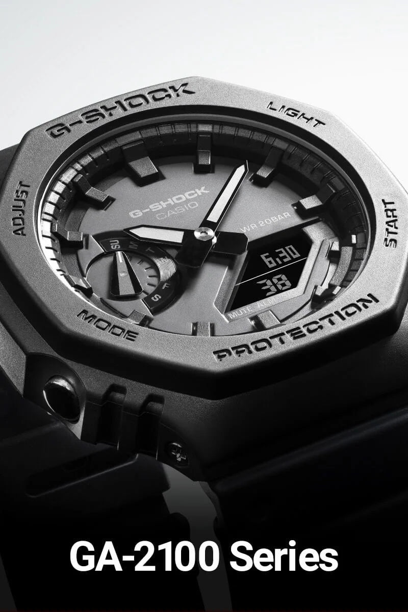 G-shock GA 2100 Black Analog Watch and 200M Water Resistant G987