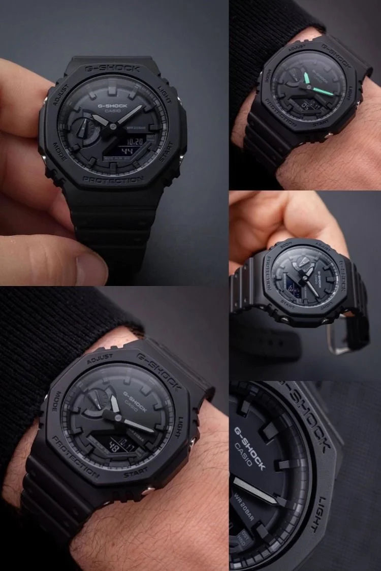 G-shock GA 2100 Black Analog Watch and 200M Water Resistant G987