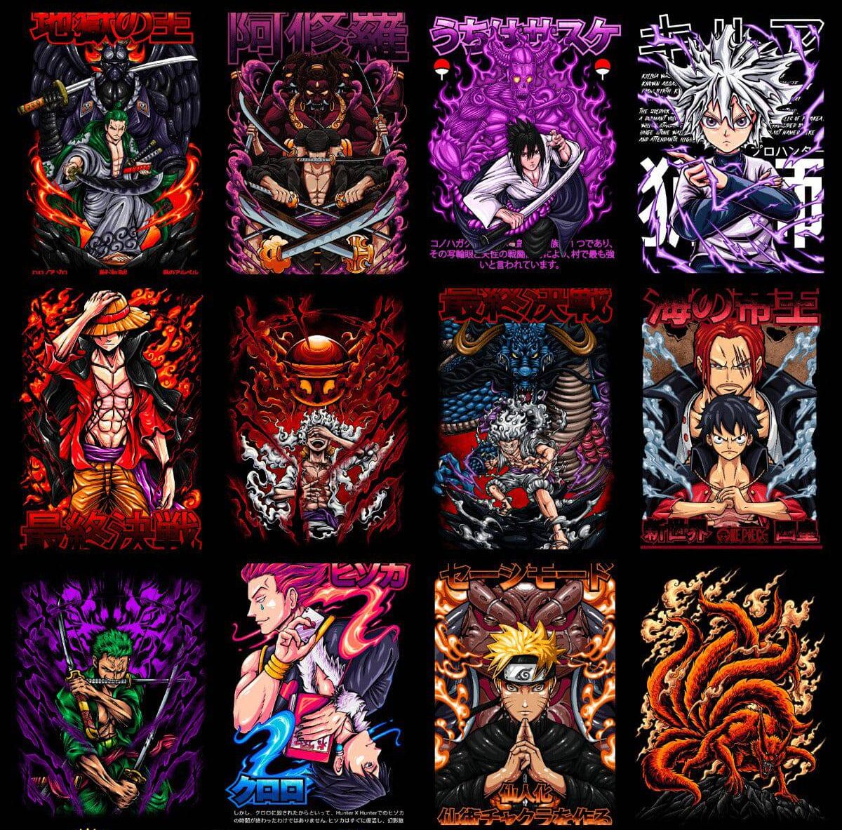 10k+ Mega Anime Tshirt Bundle 2024