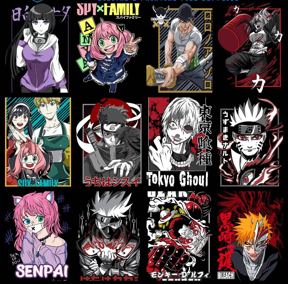 10k+ Mega Anime Tshirt Bundle 2024