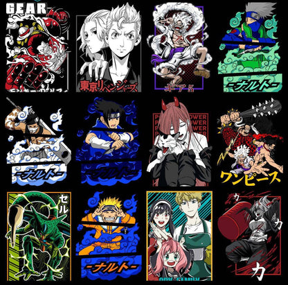 10k+ Mega Anime Tshirt Bundle 2024