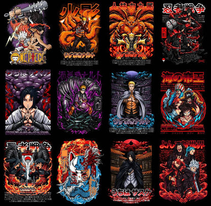 10k+ Mega Anime Tshirt Bundle 2024