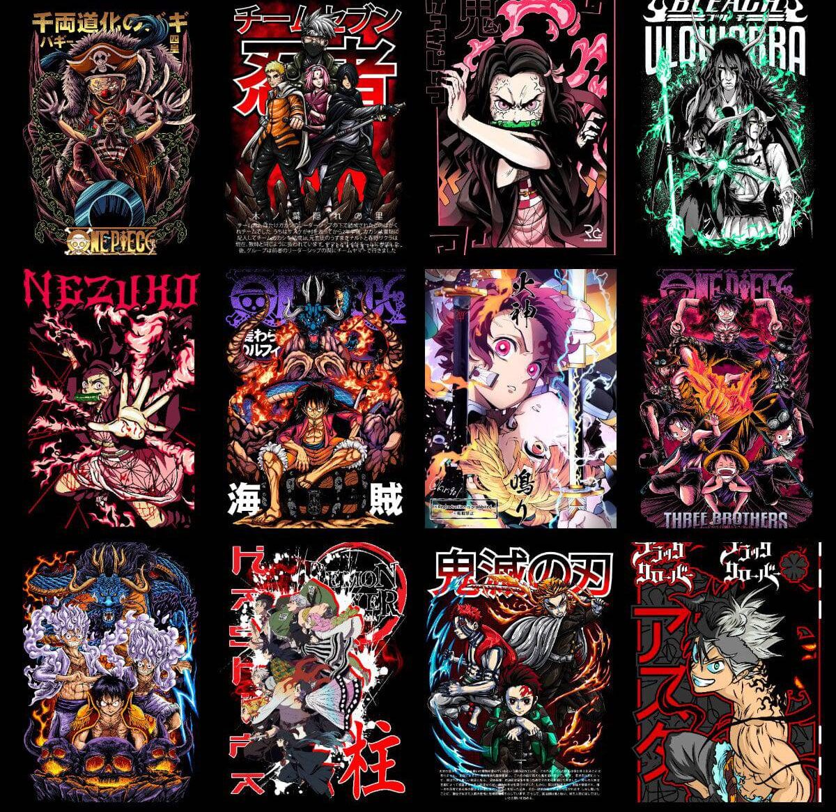 10k+ Mega Anime Tshirt Bundle 2024