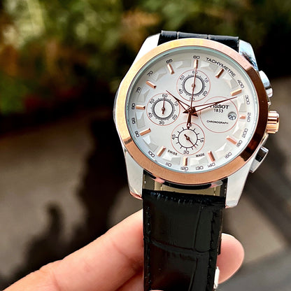 Tissot 1853 Chronograph Brown Leather Men's Watch