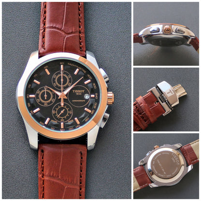 Tissot 1853 Chronograph Brown Leather Men's Watch