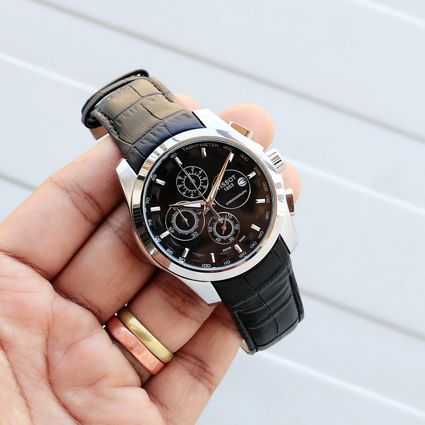 Tissot 1853 Chronograph Brown Leather Men's Watch