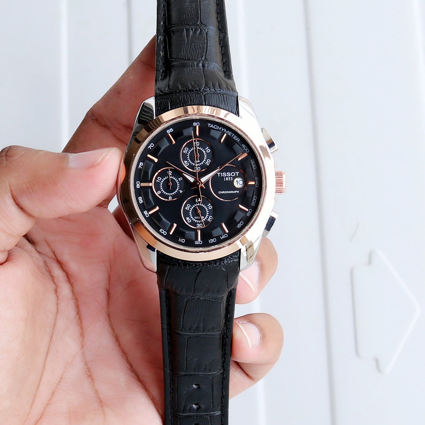 Tissot 1853 Chronograph Brown Leather Men's Watch