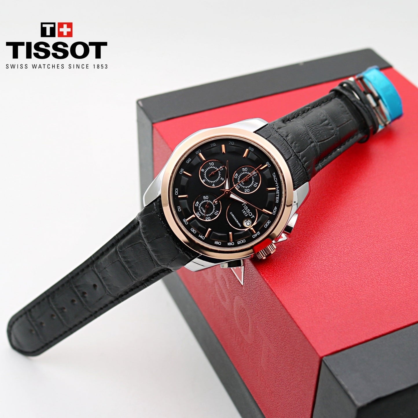 Tissot 1853 Chronograph Brown Leather Men's Watch