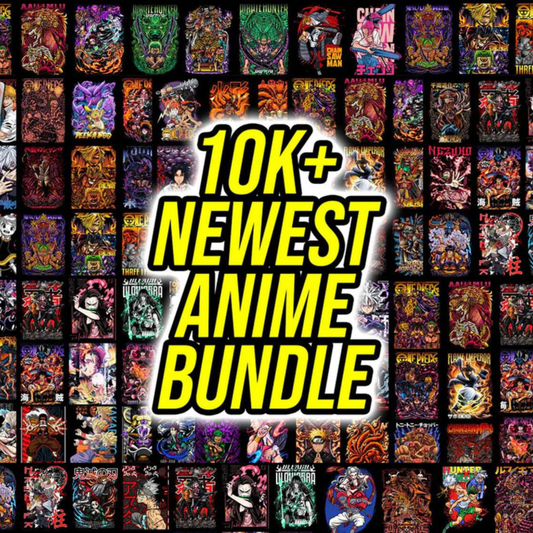 10k+ Mega Anime Tshirt Bundle 2024