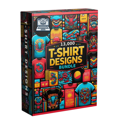 13000 T-SHIRT DESIGNS BUNDLE