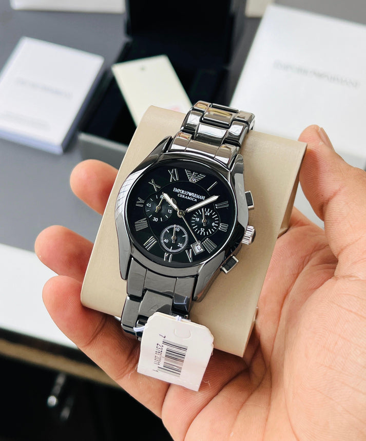 Emporio Armani Black Ceramic Watch