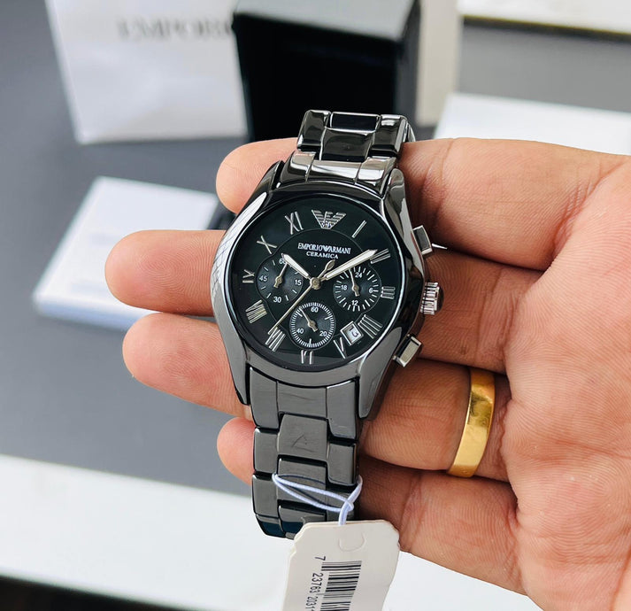 Emporio Armani Black Ceramic Watch