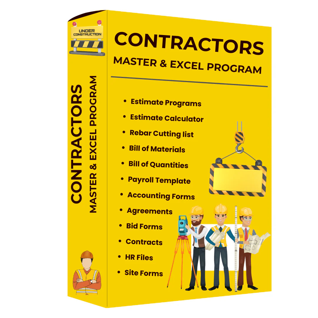 Contractors Master & Excel Program